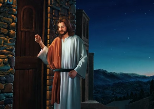 Jésus-Christ frappe à la porte
