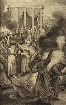 le feu de Dieu tombe sur des sacrificateurs qui ne servent pas Dieu dignement