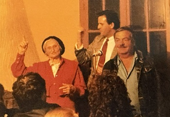 Raphaël Duval, Camelia Théom et moi